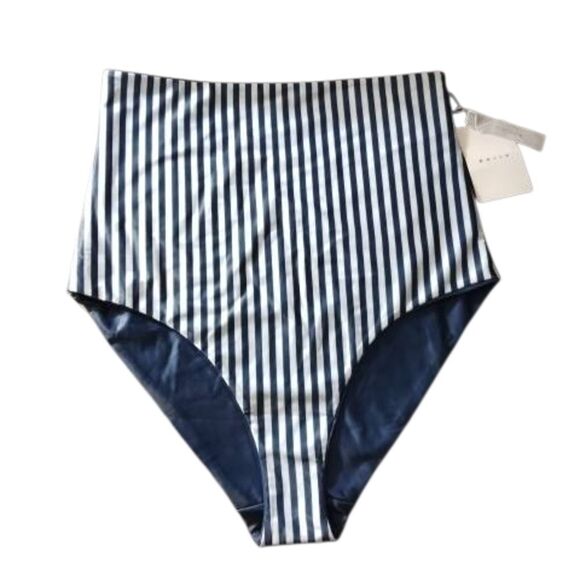 Striped One Piece Swimsuit - Picture 1 of 4